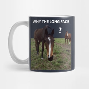 Why The Long Face? - Funny Horse Mug